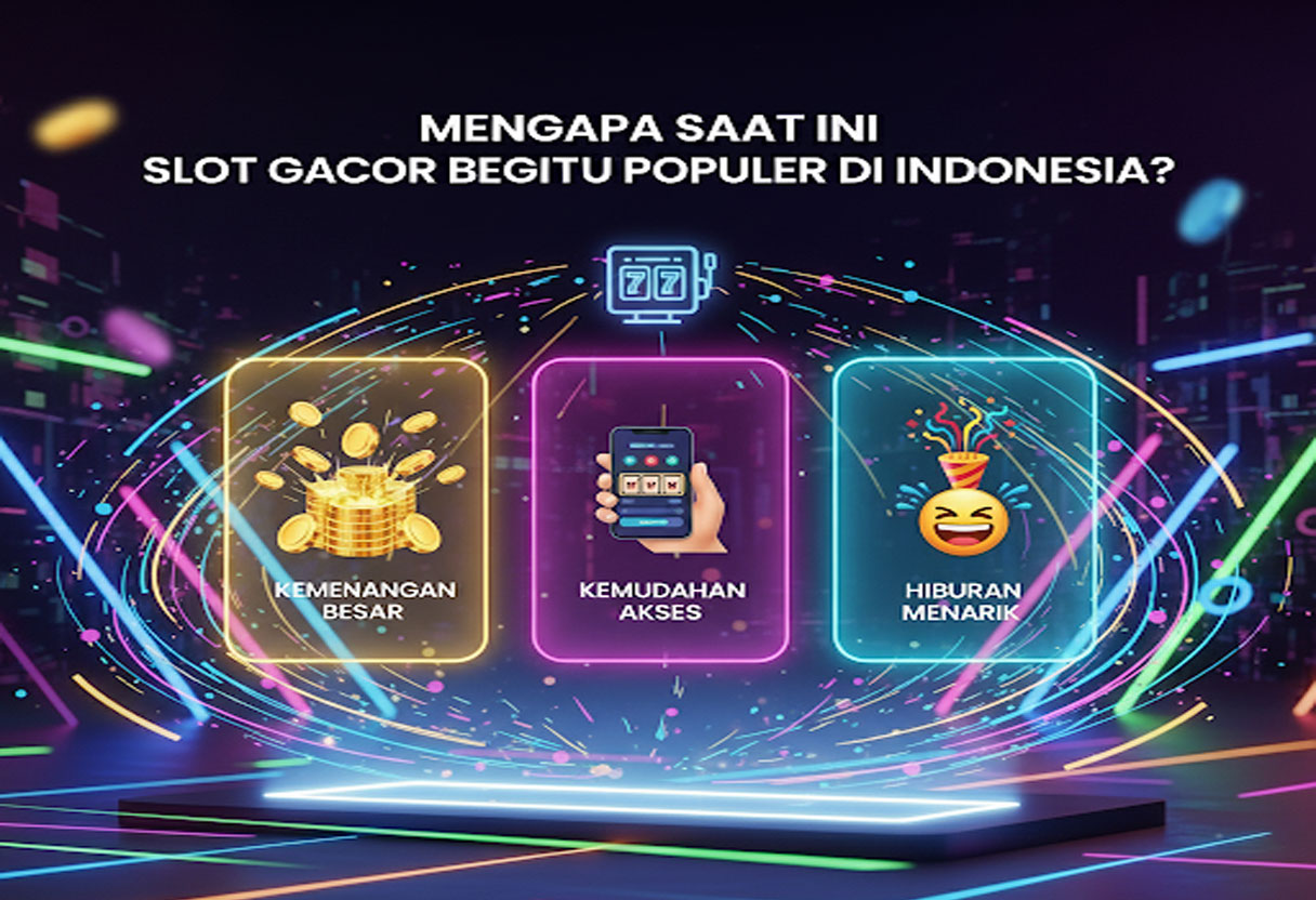 Mengapa Saat Ini Slot Gacor Begitu Populer di Indonesia?
